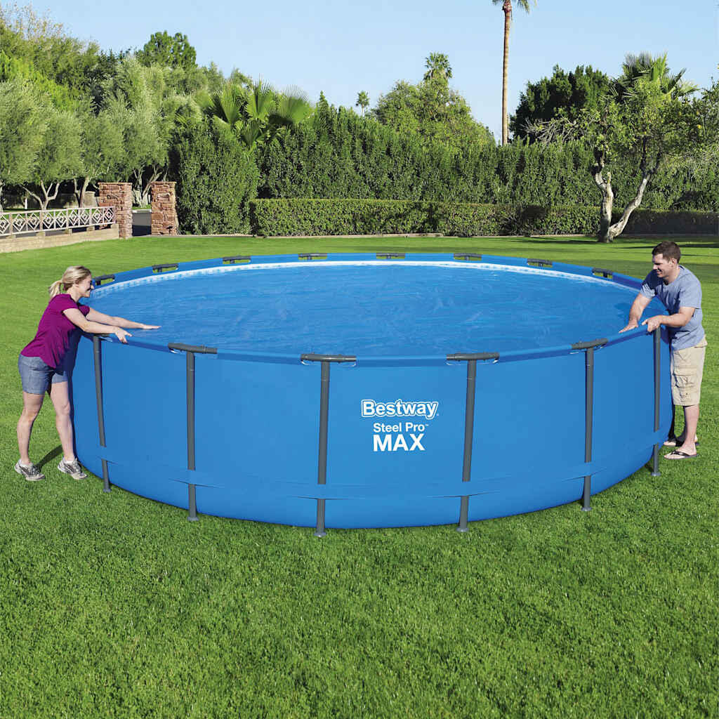 Bestway Couverture solaire de piscine Flowclear 549 cm 3/7