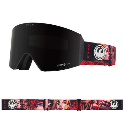 Rvx mag otg unisex skibril - deep plum/ll silver ionized & ll violet