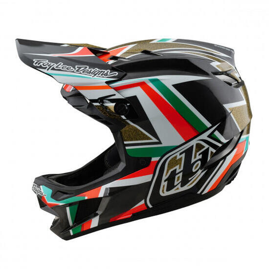 Troy Lee Designs D4 Carbon Mips Casco integrale Nero/Oro