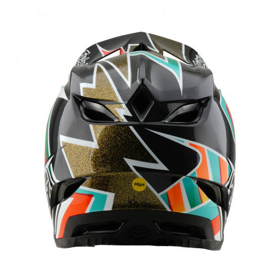 Casque TROY LEE D4 Carbon Black/Gold 2/7