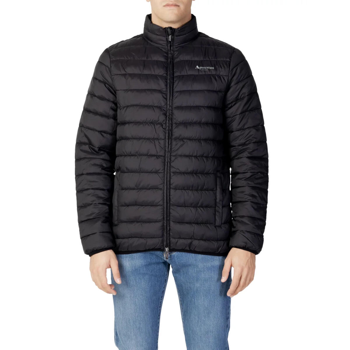 Mens Logo Padded Jacket (Black) 3/4