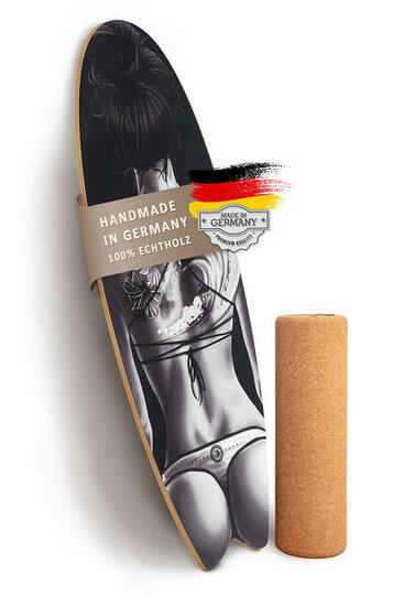 Balance board WAHINE | Set incl. cork roller | Balance training