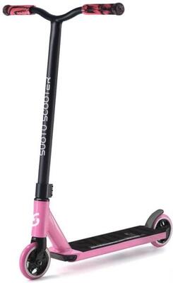 Suotu stuntstep roze/blauw/zwart