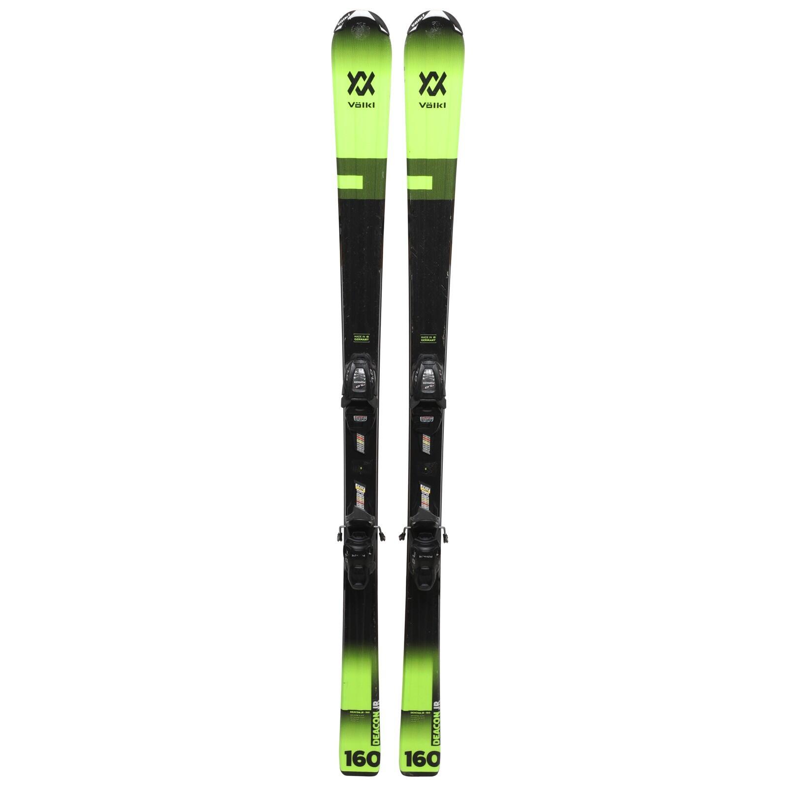 RECONDITIONNE - Ski Junior Volkl Deacon Jr + Fixations 2/4
