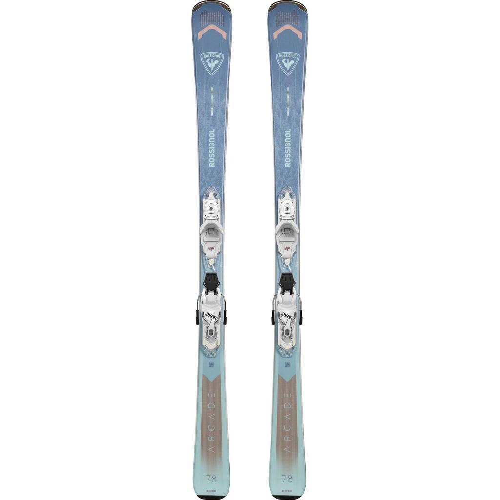 Pack rossignol skis Arcade w 78 + bindings xpress w 10 gw Blue Woman
