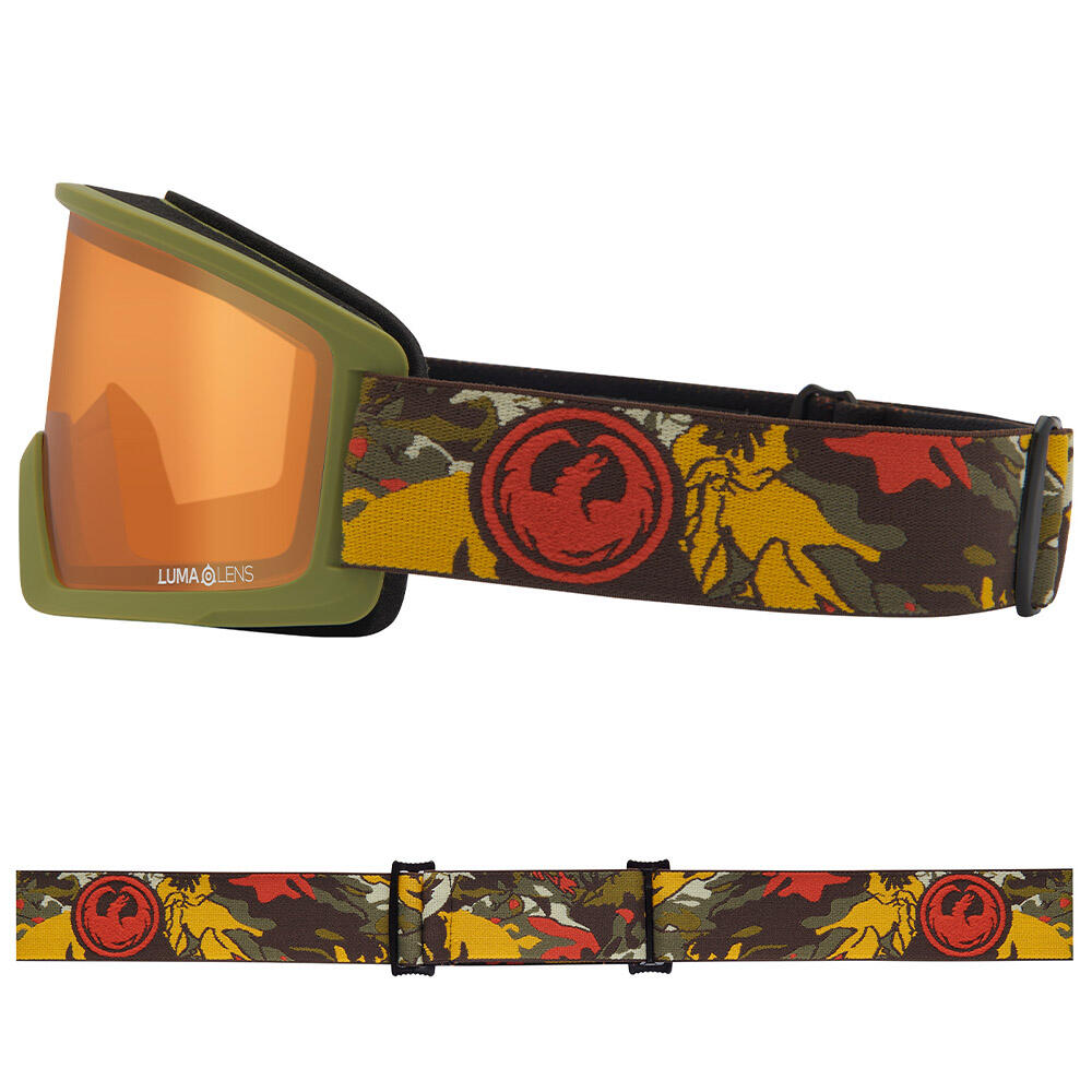 DX3 OTG Gafas De Esquí Unisex - Leafy Camo/LL Amber 4/6
