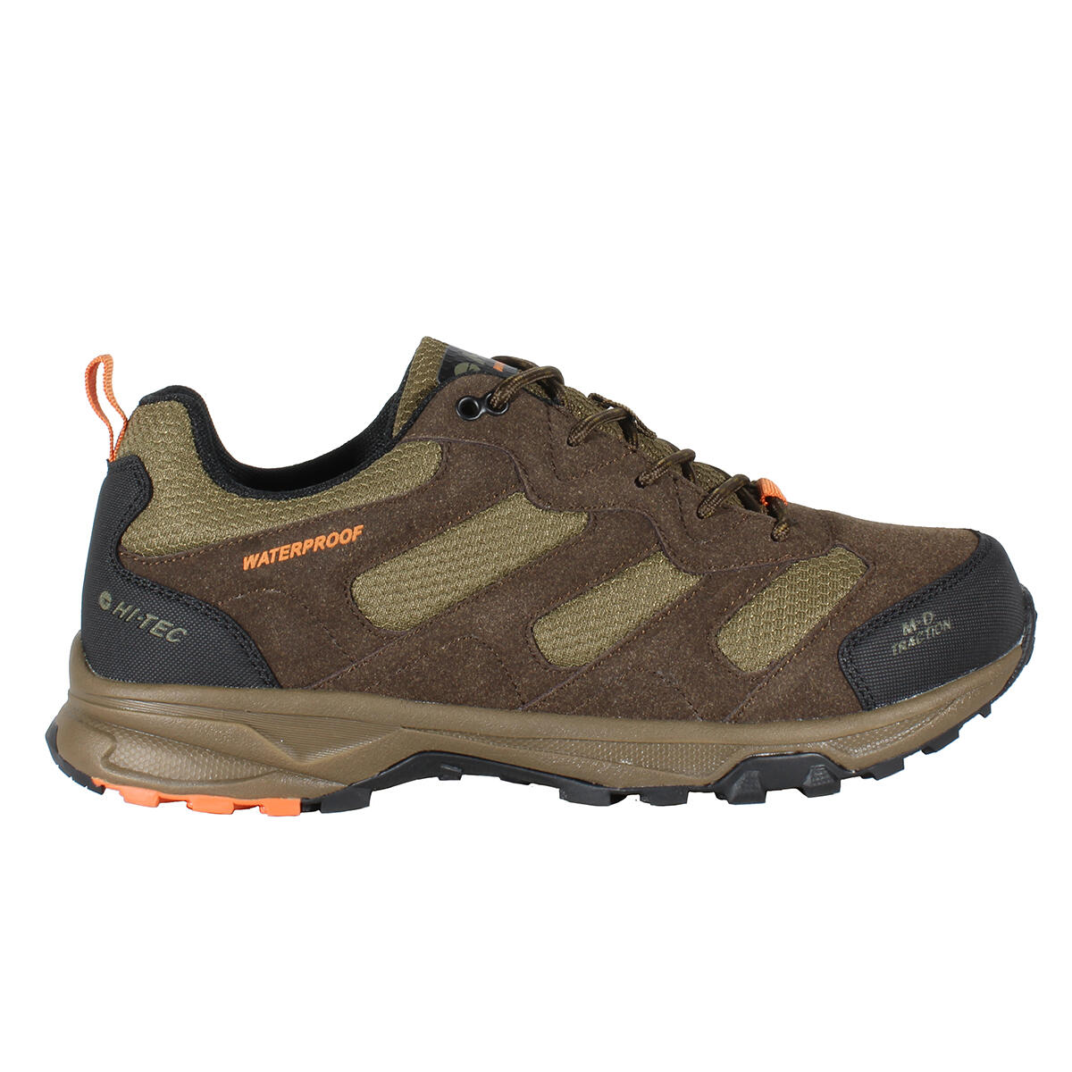 chocolate / ocre beige