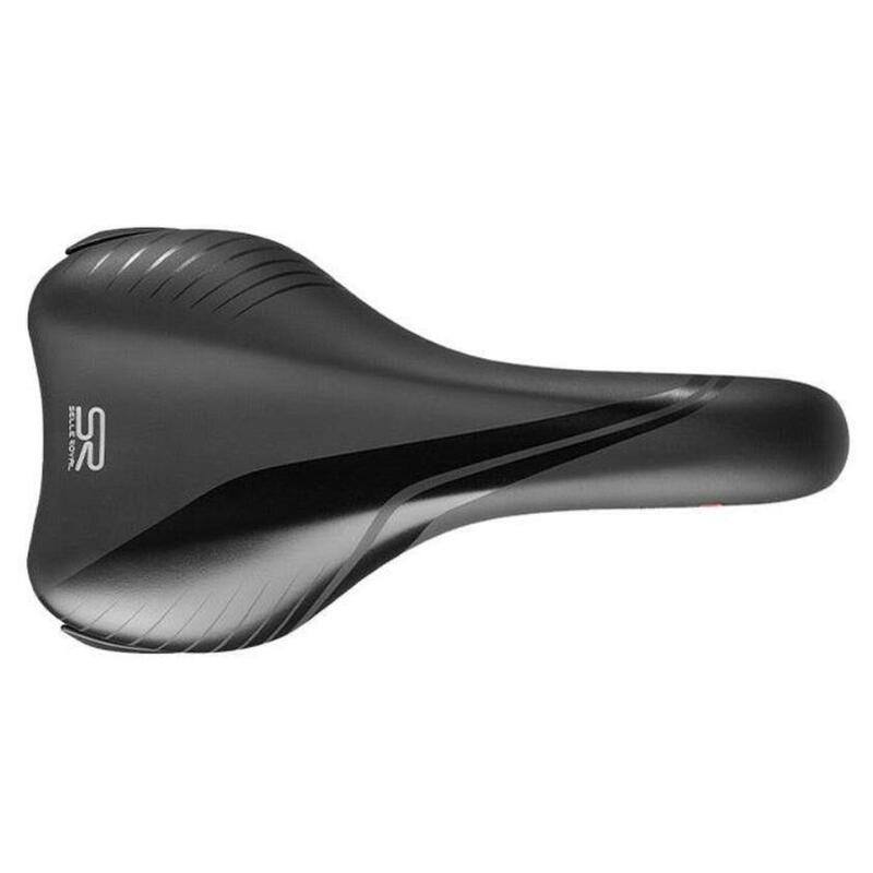 Șa de bicicletă pentru adulți Selle Royal Mach 2, negru, 27x14 cm