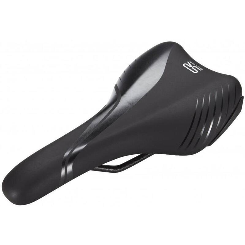 Șa de bicicletă pentru adulți Selle Royal Mach 2, negru, 27x14 cm
