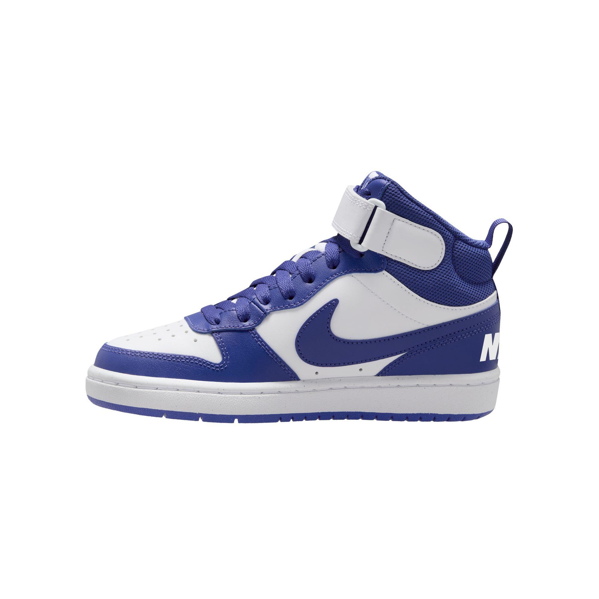 Nike Court Borough Mid 2 (Gs) - white/deep night-white 2/3
