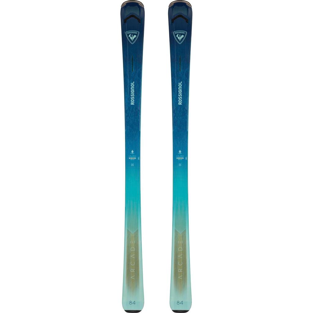 Women's blue Rossignol Arcade w 84 skis without bindings