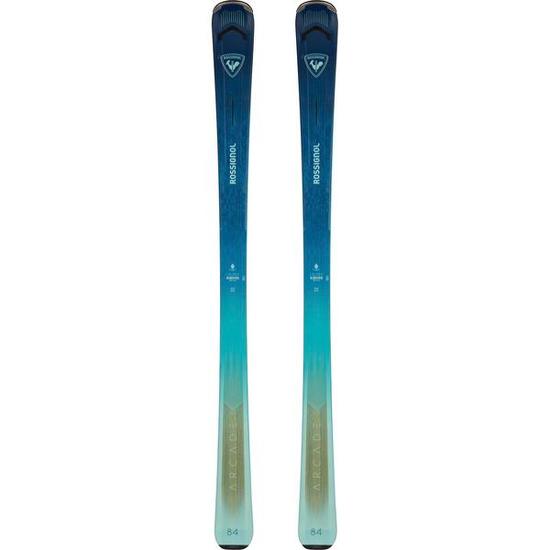 Sci Rossignol Arcade w 84 blu da donna senza attacchi
