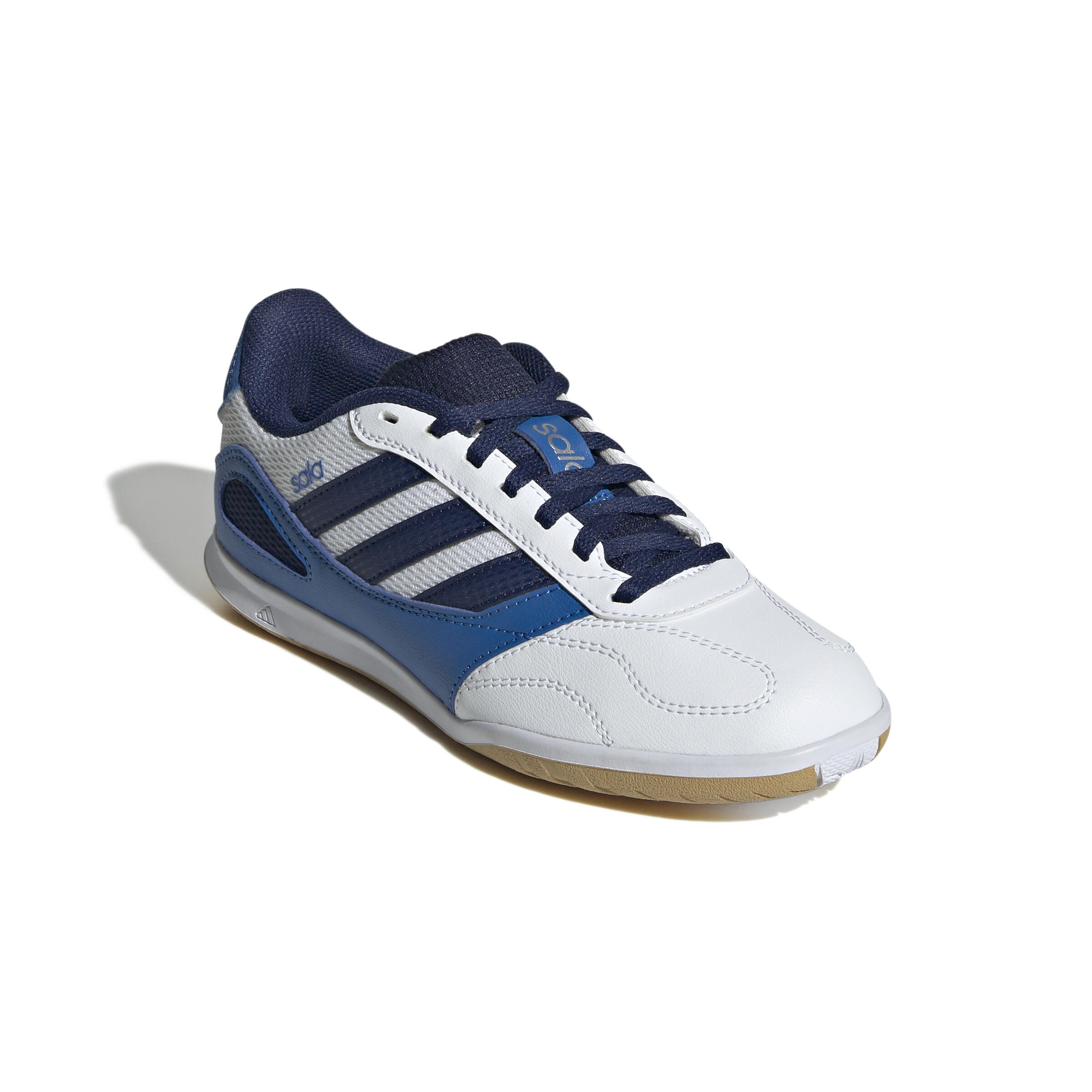 Zapatilla de tacos para Niño Adidas Super sala iii  Blanco 2/7