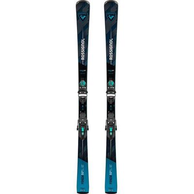 Rossignol forza 50 cam k + nx12 skibindingen carve ski's - 164cm - zwart
