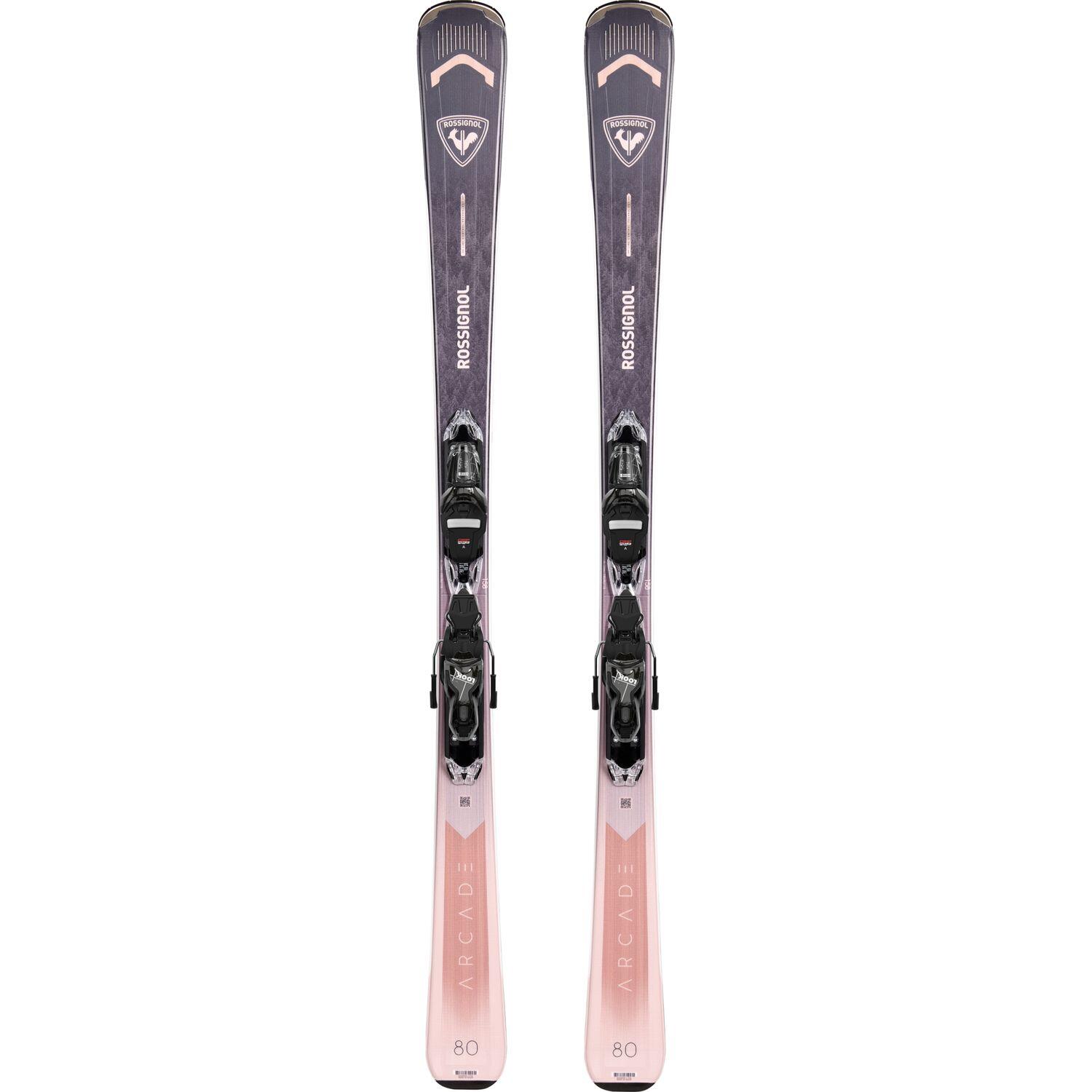 Rossignol Arcade Dames 80 + XP10 All Mountain Ski's - 166cm - Roze 1/1