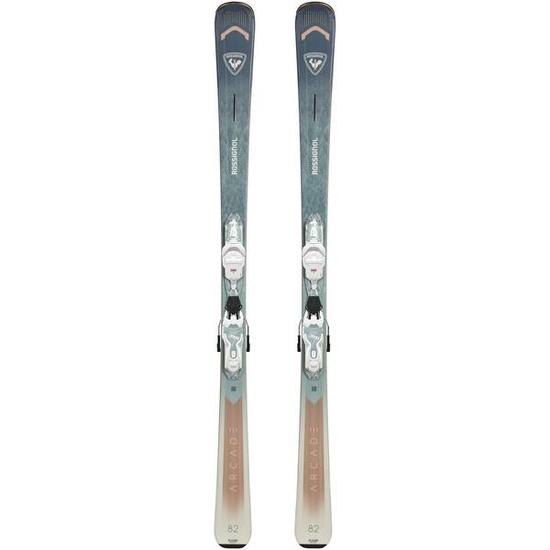 Pack esquís rossignol Arcade w 82 + fijaciones xpress 11 w gw Gris Mujer