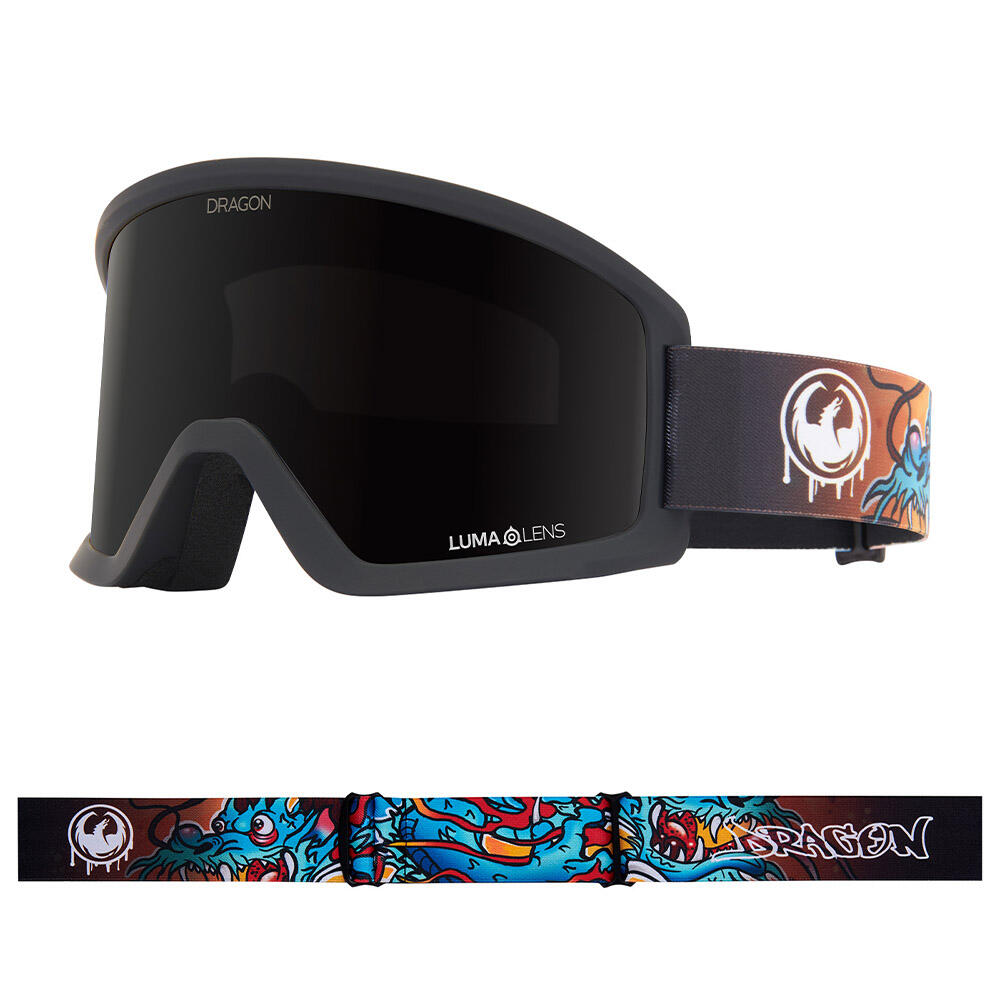 Dragon - Dx3 L Otg Lunettes De Ski Unisexes - Dragons Breath/ll Midnight - Masque De Ski - Bleu|noir - Taille Unique - Decathlon