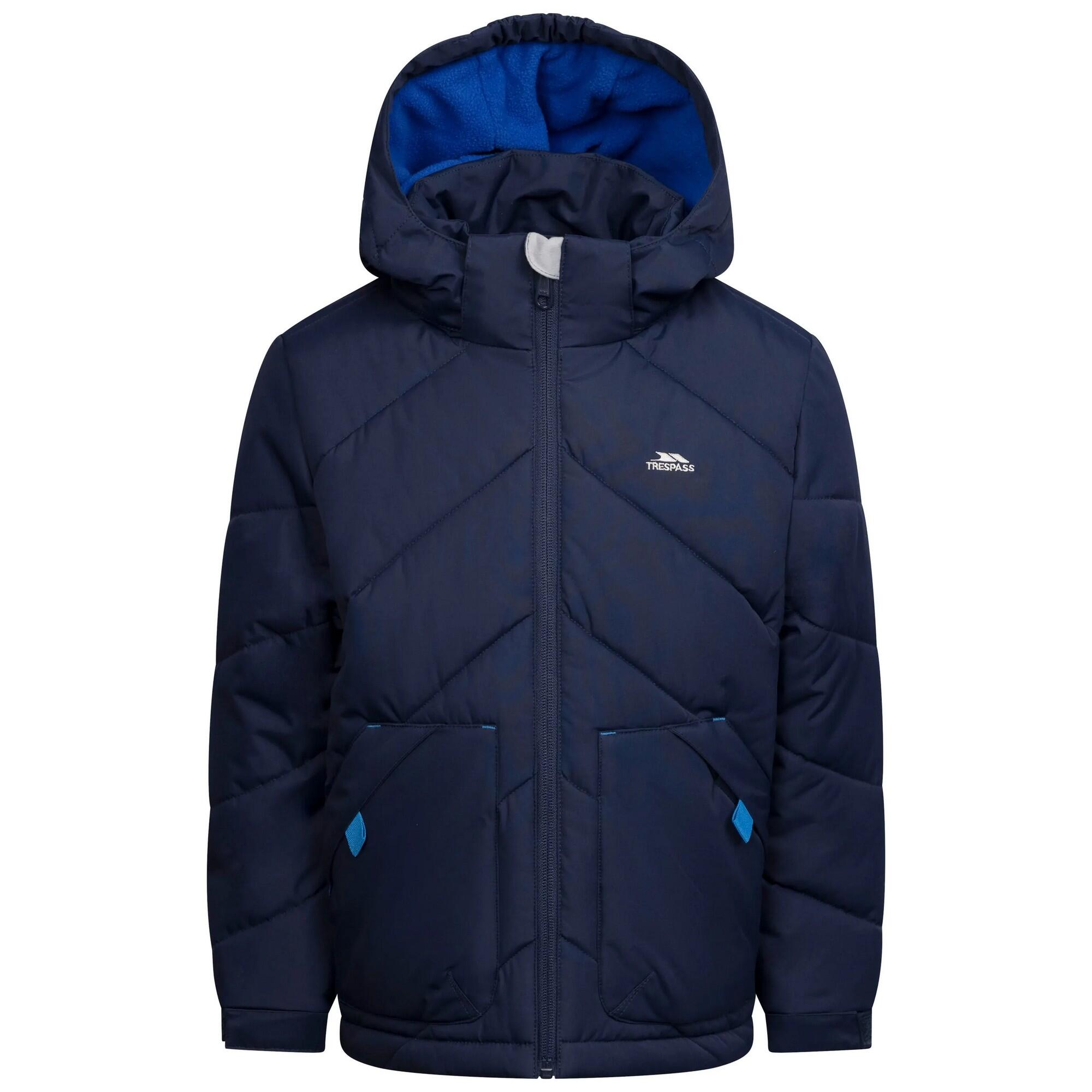 TRESPASS Giacca Logo Ragazzi Trespass Ryssa Blu Navy