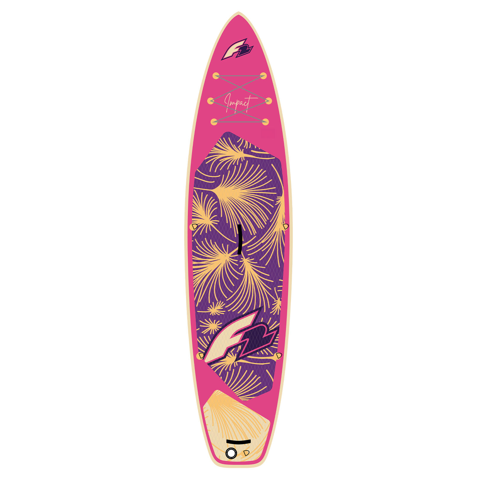 F2 Damen SUP Stand Up Paddle Board Impact 320cm 10,5  Pink 2/6