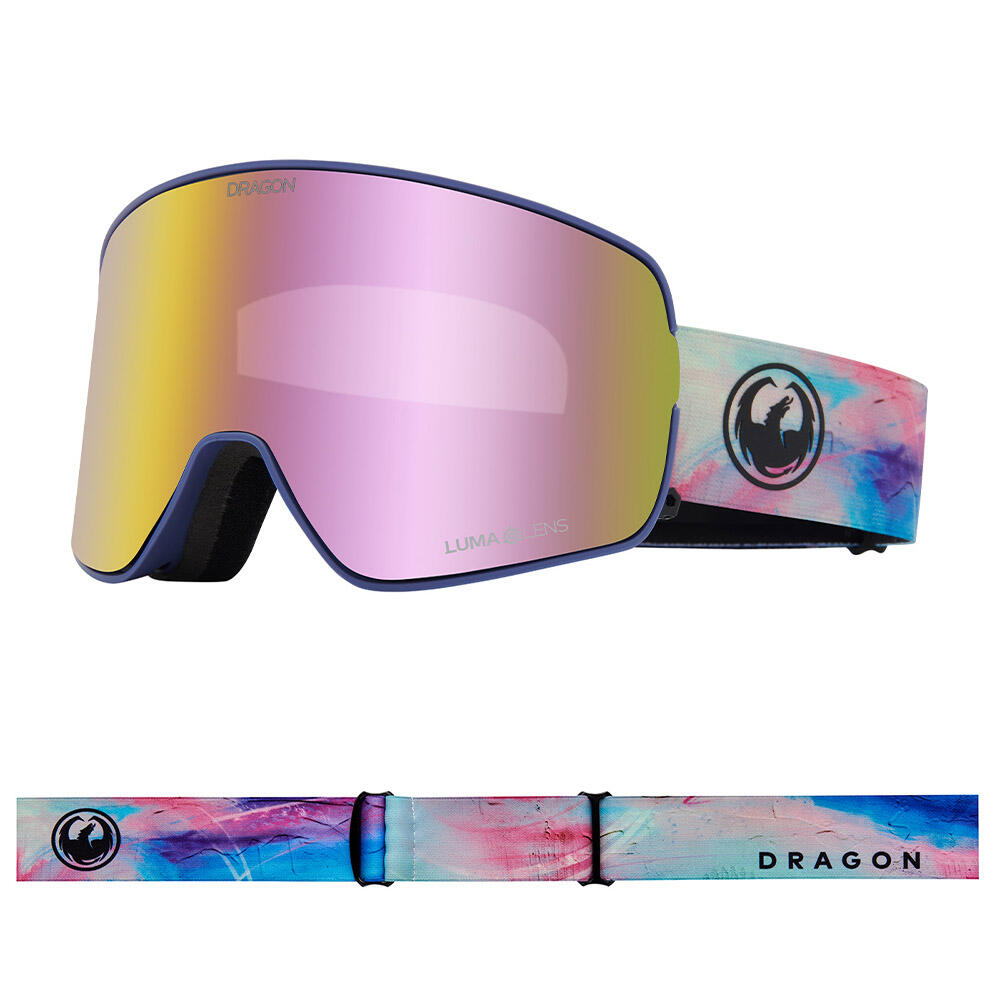 Dragon - Nfx2 Lunettes De Ski Unisexes - Sunset/ll Pink Ionized & Ll Violet - Masque De Ski - Rose|violet - Taille Unique - Decathlon