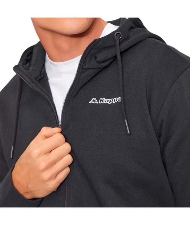 Veste à capuche manches longues homme Feffox noir 6/7