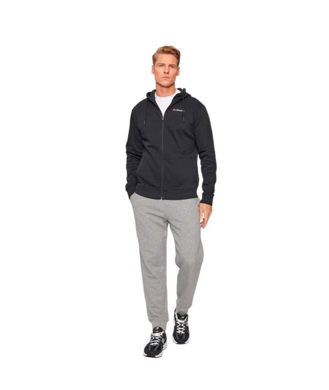 Veste à capuche manches longues homme Feffox noir 5/7