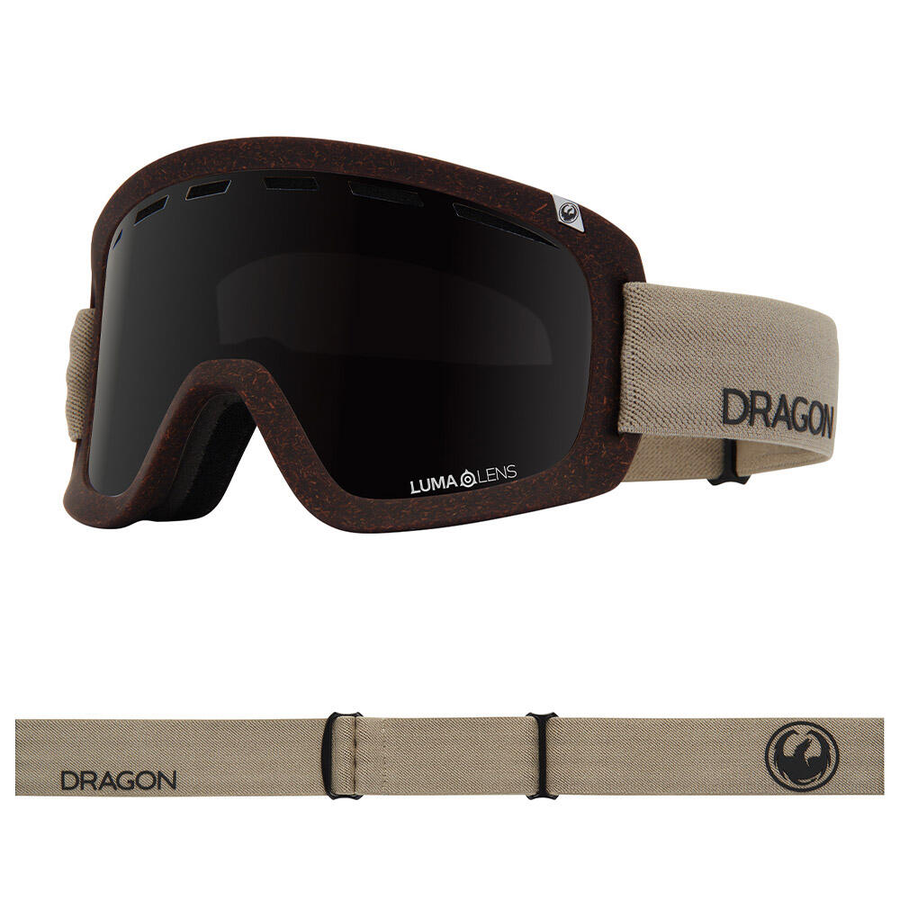 D1 OTG Unisex Snow Goggles - Raw Light/Lumalens Midnight