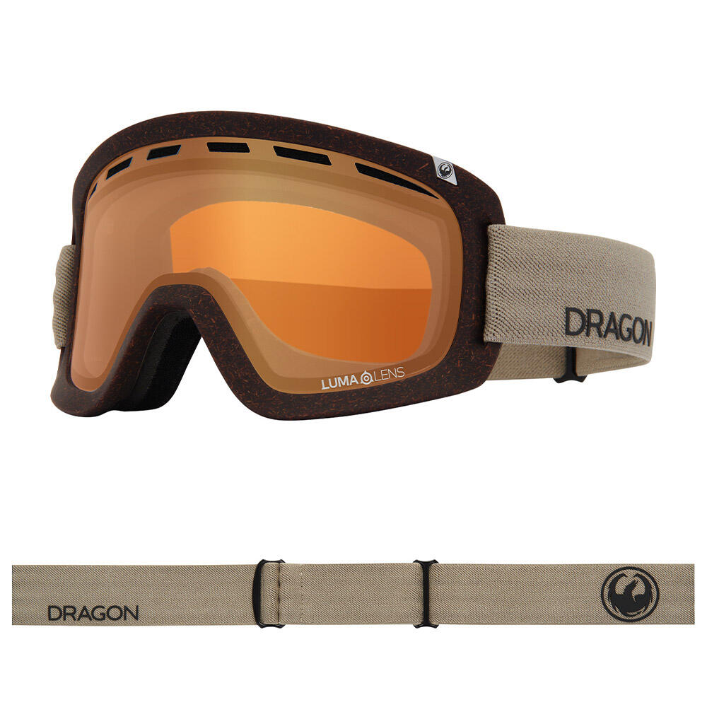 D1 OTG Lunettes De Ski Unisexes - Raw Light/LL Midnight & LL Amber 6/7