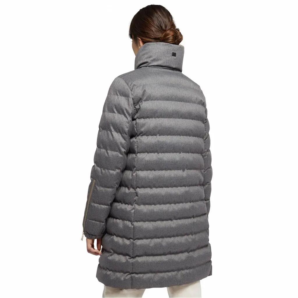 Kurtka GEOX W ILDE PARKA FLANPRINTED Szary 4/5