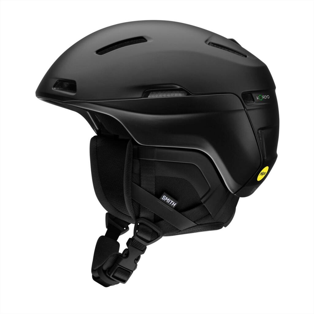 Smith Accel Mips Matte Black Ski Helmet for Men