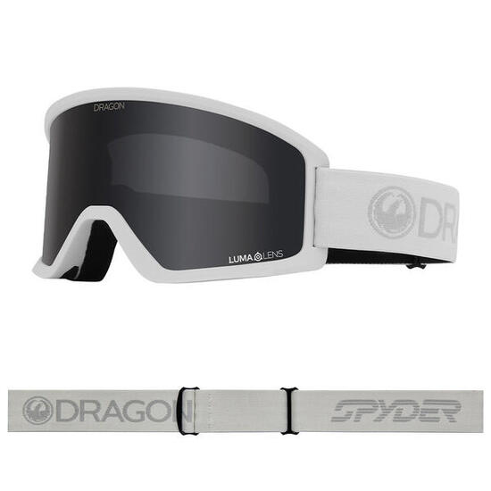 DX3 OTG Lunettes De Ski Unisexes - SPYDER White/LL Dark Smoke