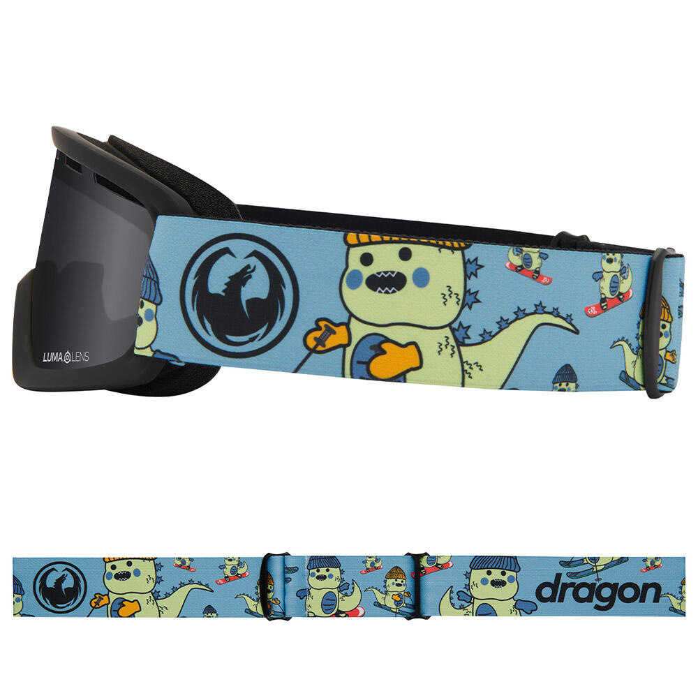LIL D Gafas De Esquí Para Jóvenes - Lil Kaiju/LL Dark Smoke 3/5