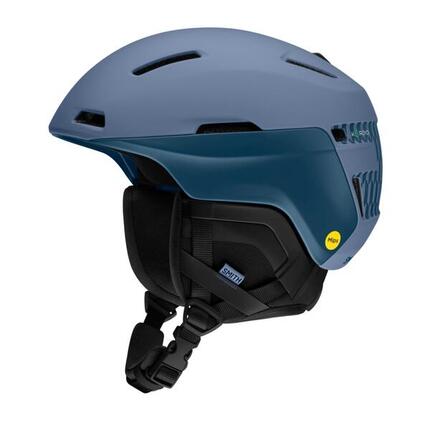Skihelm Smith Accel Mips Matte Granietblauw Mediterraan Geo
