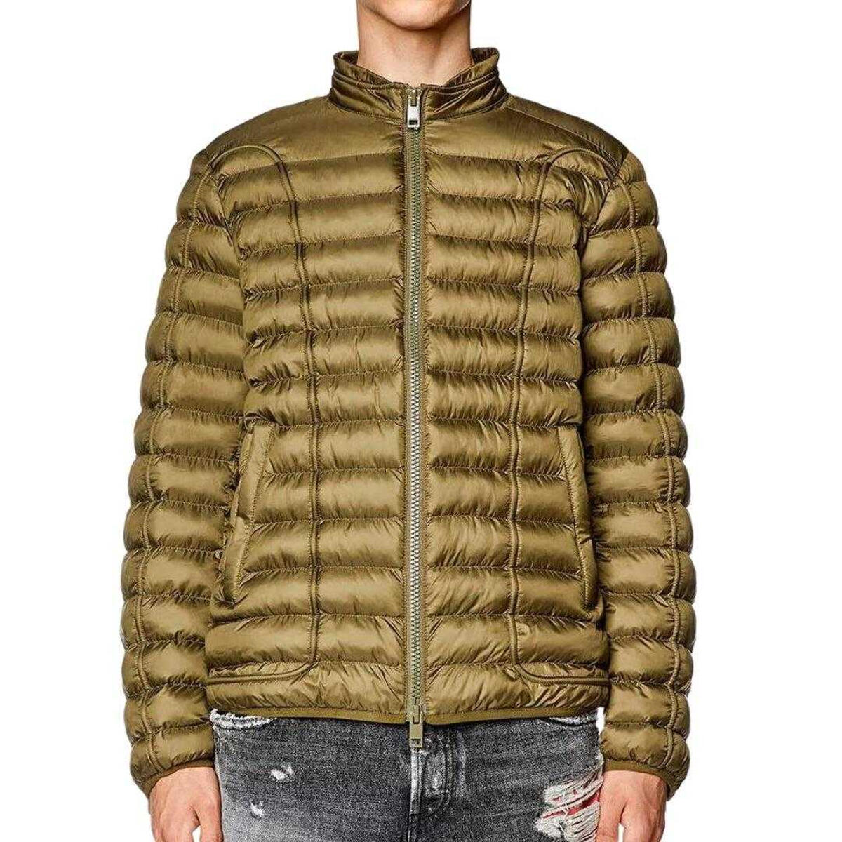 Unisex Adult Quilted Jacket (Green) 3/3