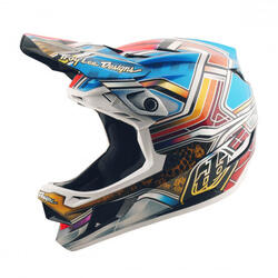 Casque TROY LEE D4 Carbon L Lowrider Blue