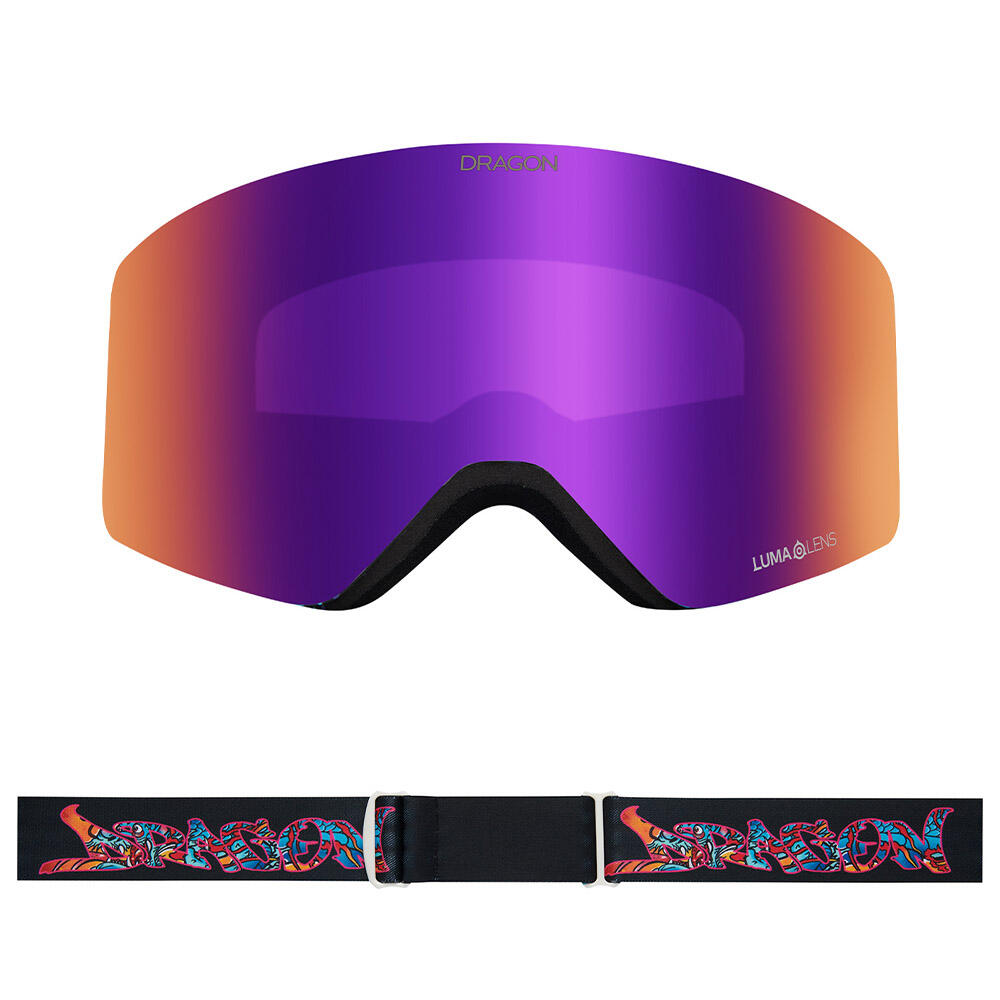 R1 OTG Unisex Skibrille - Rattle Can/Purple Ionized & Amber 3/7