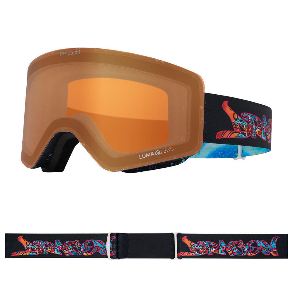 R1 OTG Unisex Snow Goggles - Rattle Can/Lumalens Purple Ionized