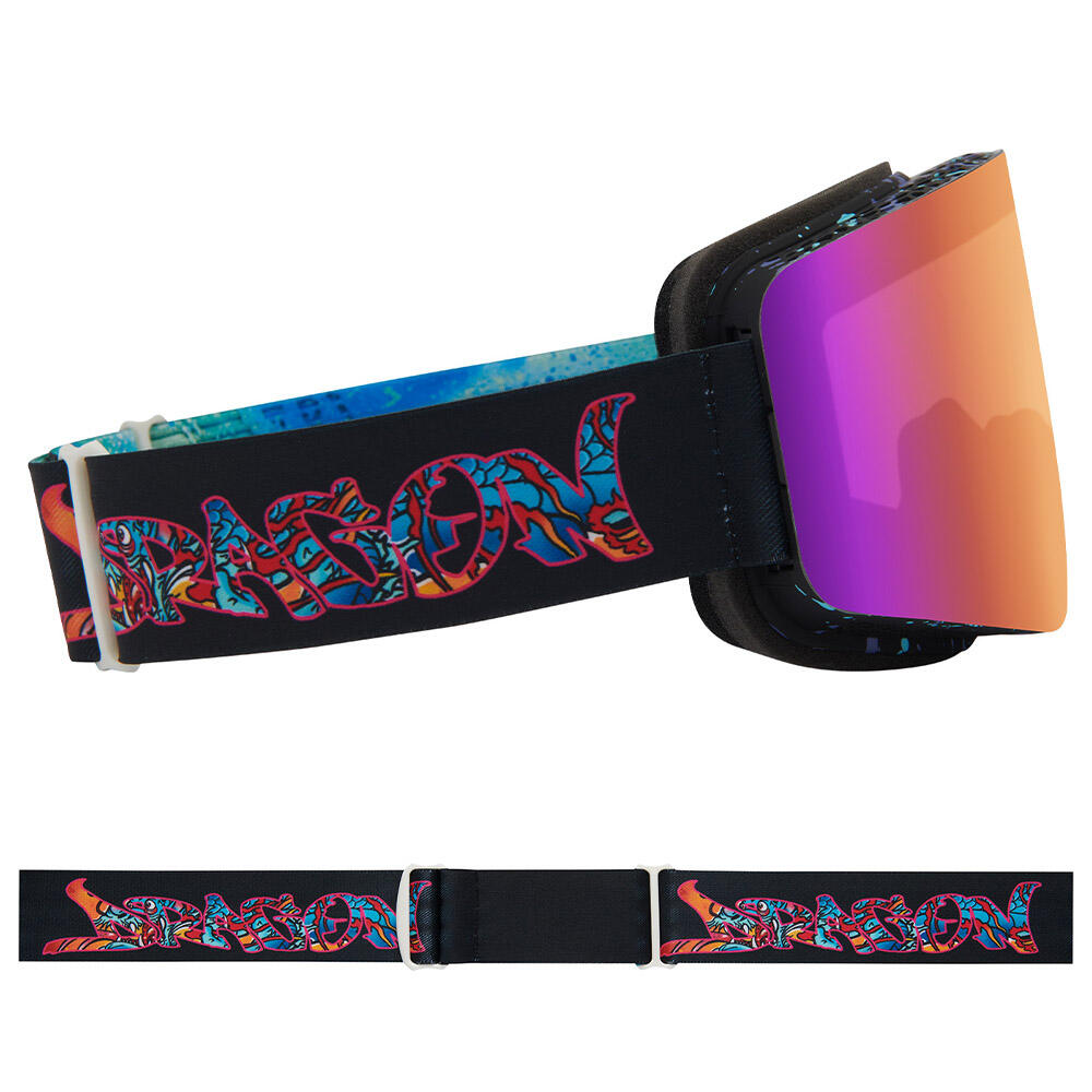 R1 OTG Unisex Skibrille - Rattle Can/Purple Ionized & Amber 5/7