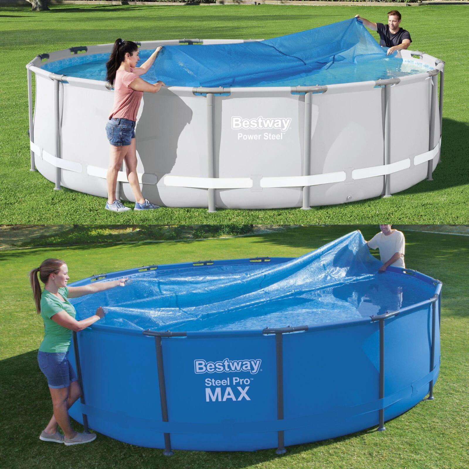 Bestway Bâche à bulles ronde 527 cm pour piscine ø549 cm 2/7
