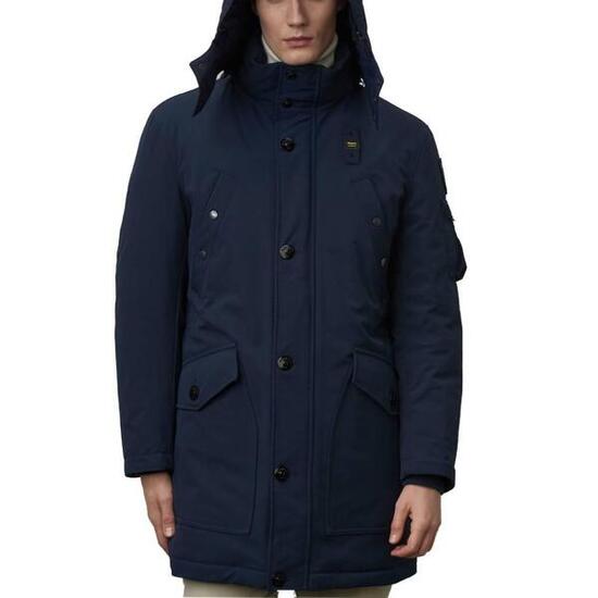 Giacca Blauer Modello Impermeabile / Trench Colore Blu