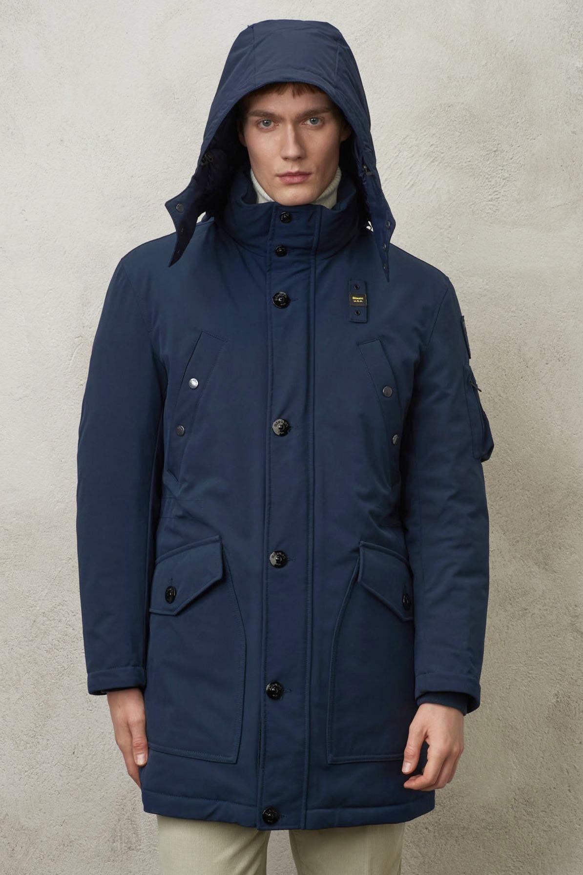 Kurtka BLAUER IMPERMEABILE / TRENCH Niebieski 5/5