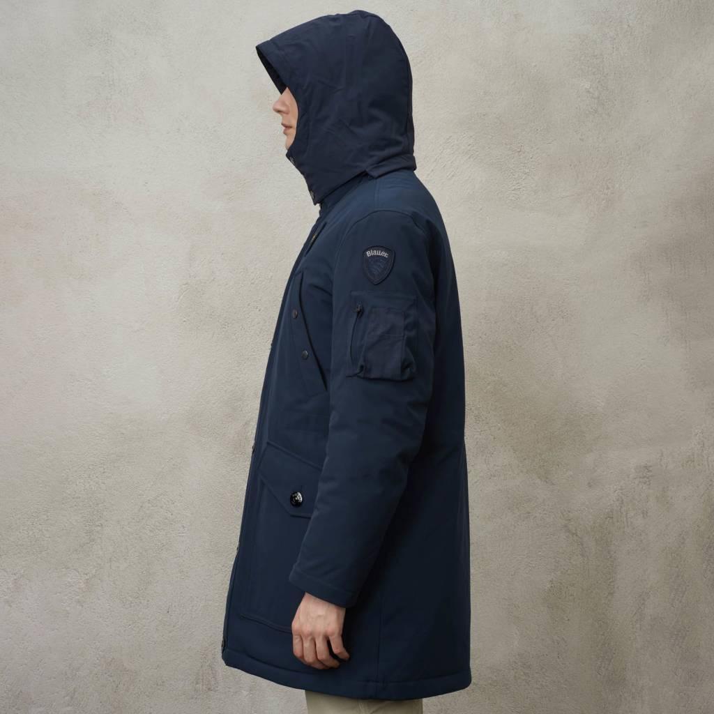 Kurtka BLAUER IMPERMEABILE / TRENCH Niebieski 4/5