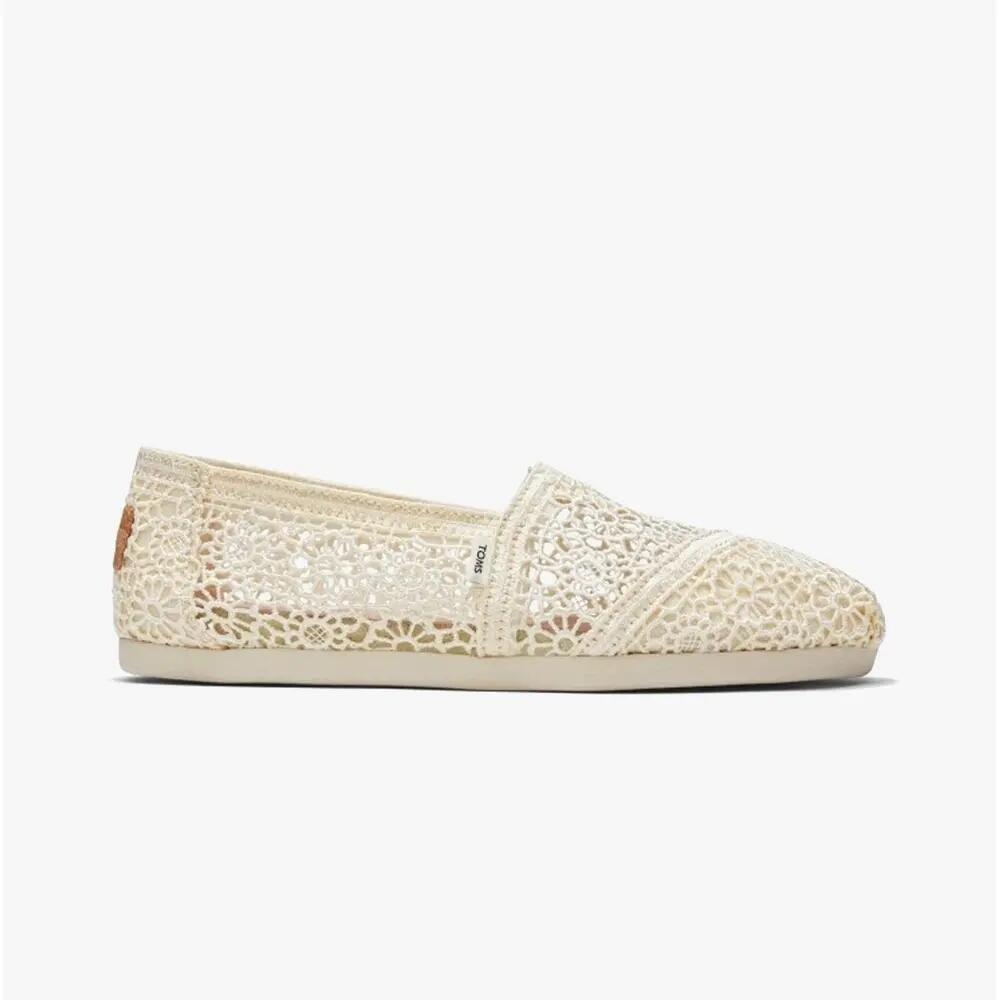 Alpargata Womens Slip On Crochet Espadrille