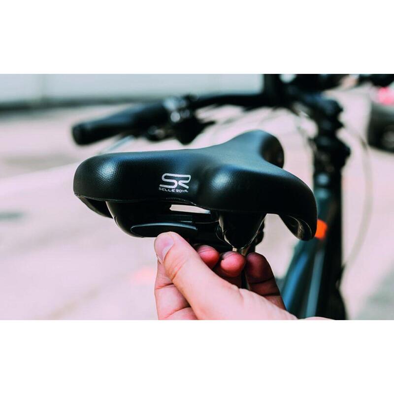 Șa de bicicletă pentru femei Selle Royal Freccia Gel negru 26x16 cm
