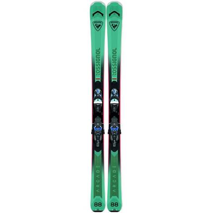 Pack bocetos rossignol Arcade 88 + fijaciones spx 12 konect gw Azul Hombre