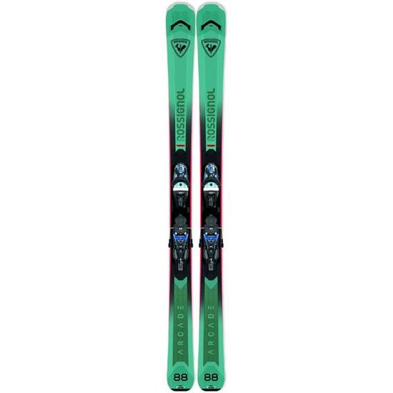Pack bocetos rossignol Arcade 88 + fijaciones spx 12 konect gw Azul Hombre