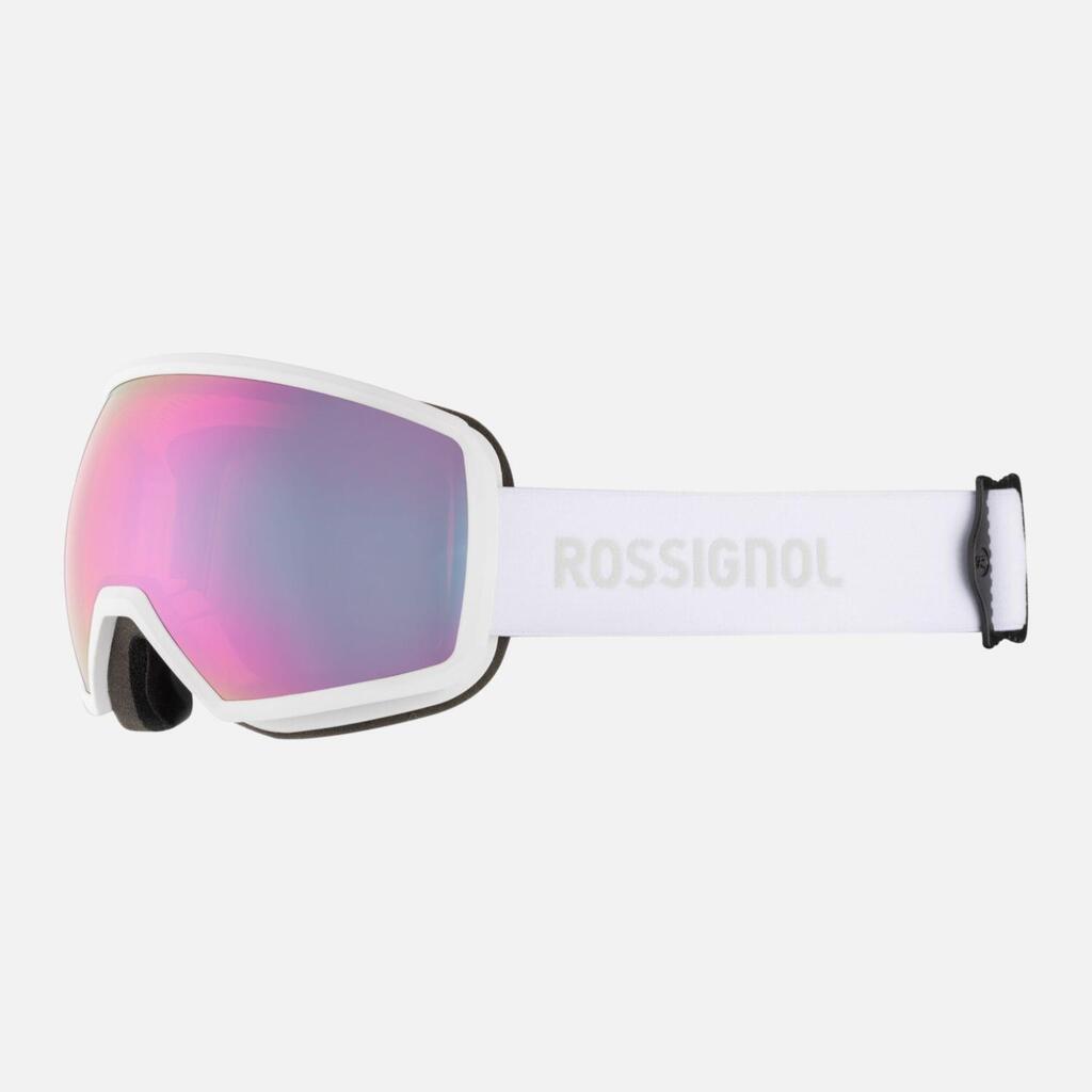 Rossignol Izar white Cat S3 adult ski/snow goggle bench seat