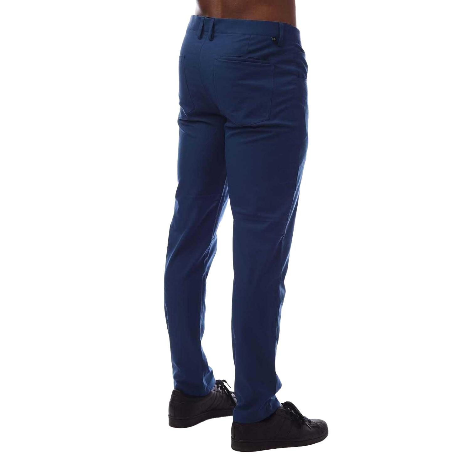 Pantaloni Da Golf Uomo Farah Judson Blu 2/2