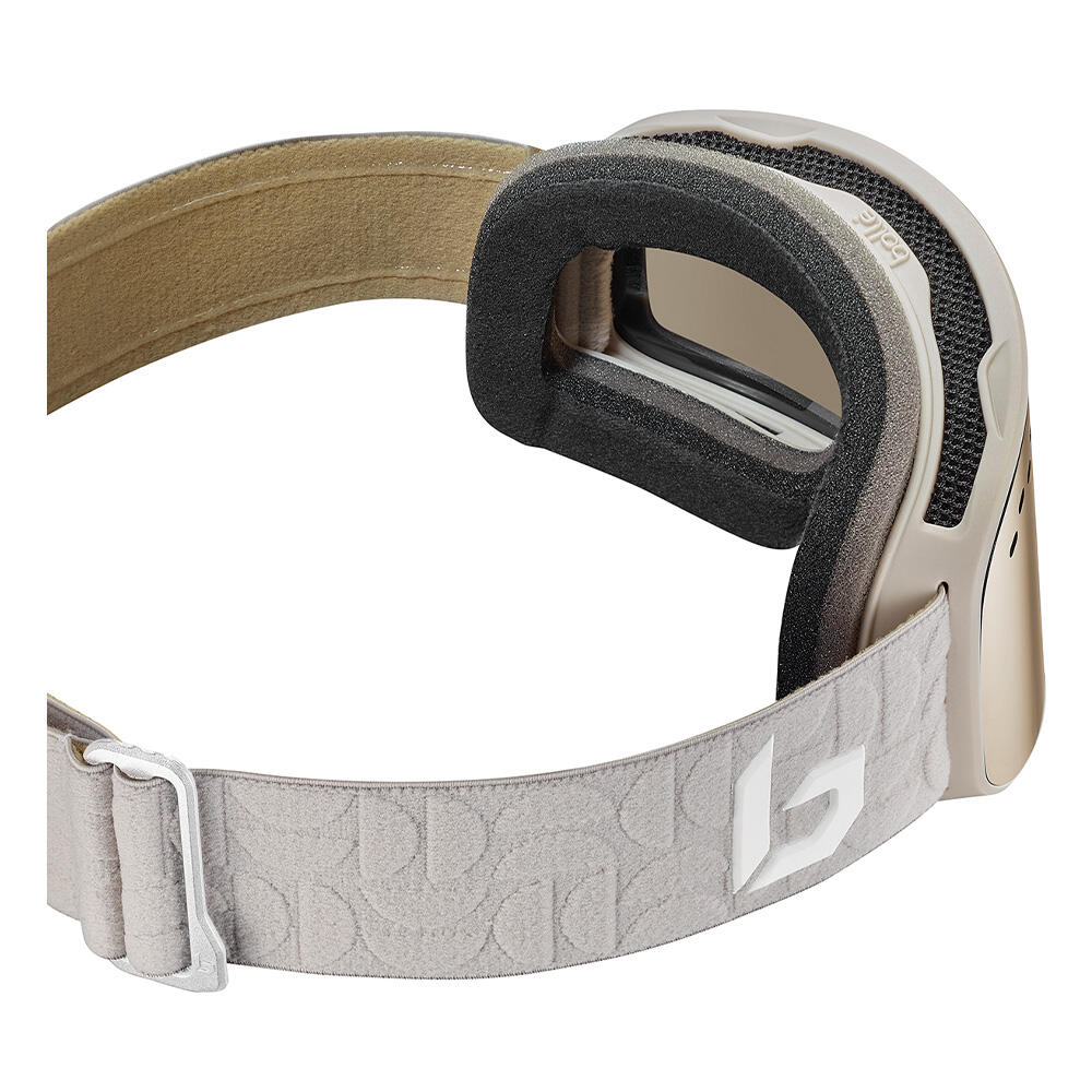 Masque de ski NEVADA SMALL Stockholm Sand Matte - Gold cat 3 3/4