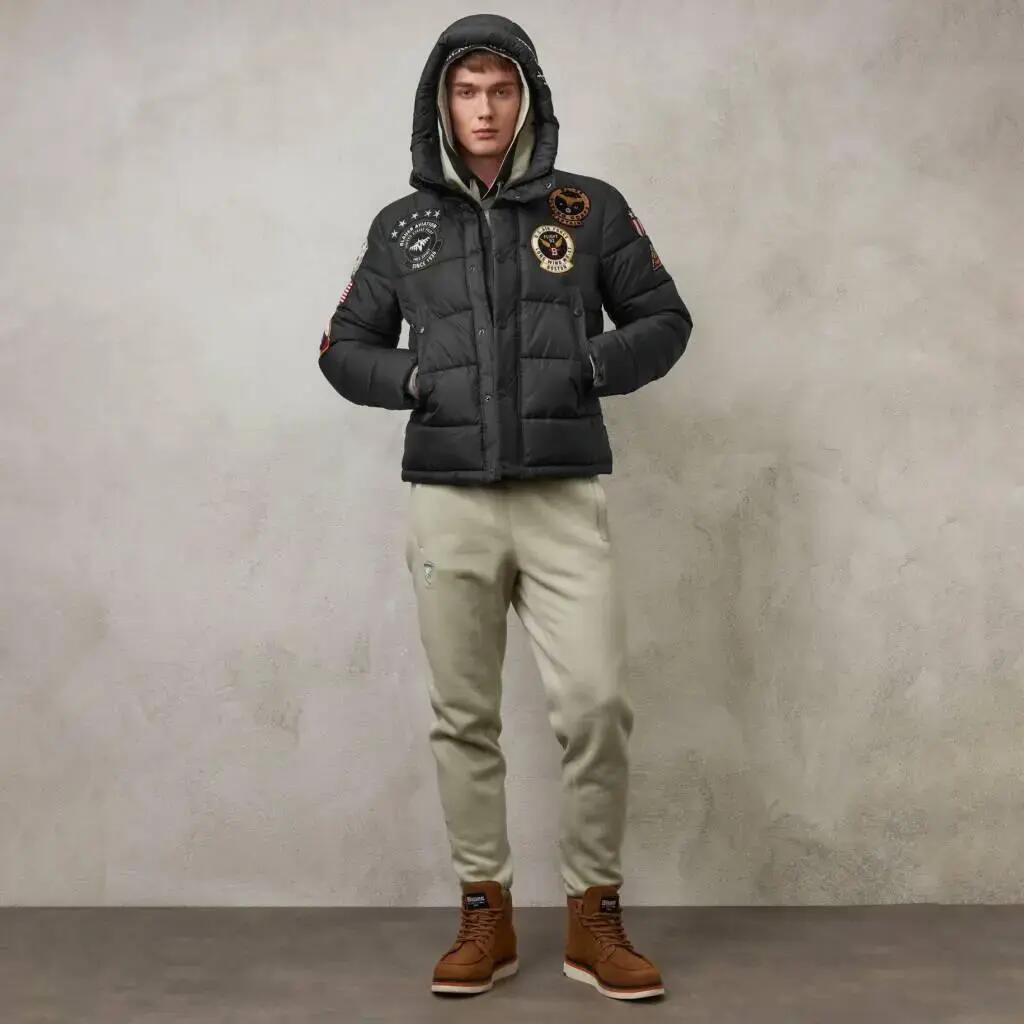 Kurtka BLAUER ACADEMY CARTER Czarny 3/5
